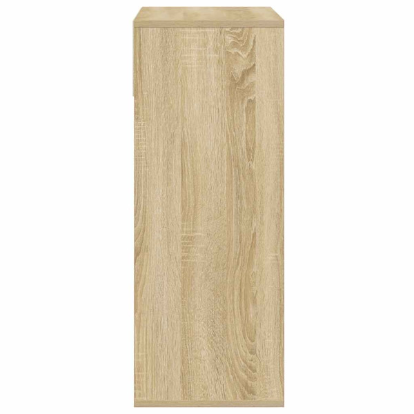 Estantería madera ingeniería color roble 66x31x80 cm M 5