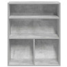 Estantería madera contrachapada gris hormigón 60x30x71.5 cm 4