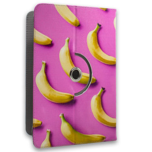Fundo COOL Ebook Tablet Universal 9.7 - 11 Pulg Banana desenhos (Cuadrada) H