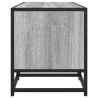 Mueble TV madera ingeniería y metal gris Sonoma 120x35x41 cm 5
