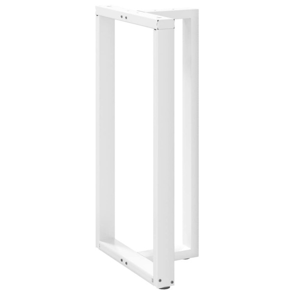 Pés de mesa de bar em forma de T. 2 peças. branco. 60x35x(110-111) cm. aço M 4