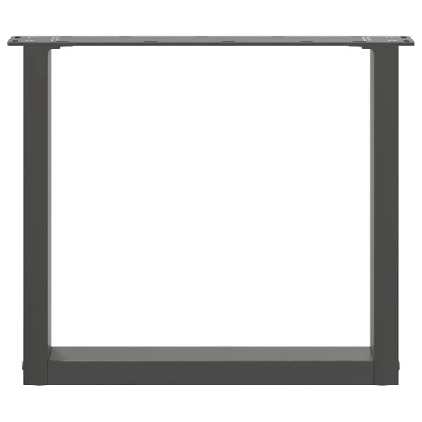 Patas para mesa de centro en forma de U 2 uds antracita acero M 5