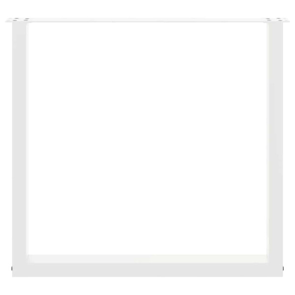 Tabela central pernas forma U 2uds aço branco 90x (72-73) cm M 5