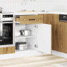 Mueble bajo de cocina Kalmar roble artesanal madera ingeniería 3