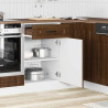 Mueble bajo de cocina Kalmar madera de ingeniería roble marrón 3