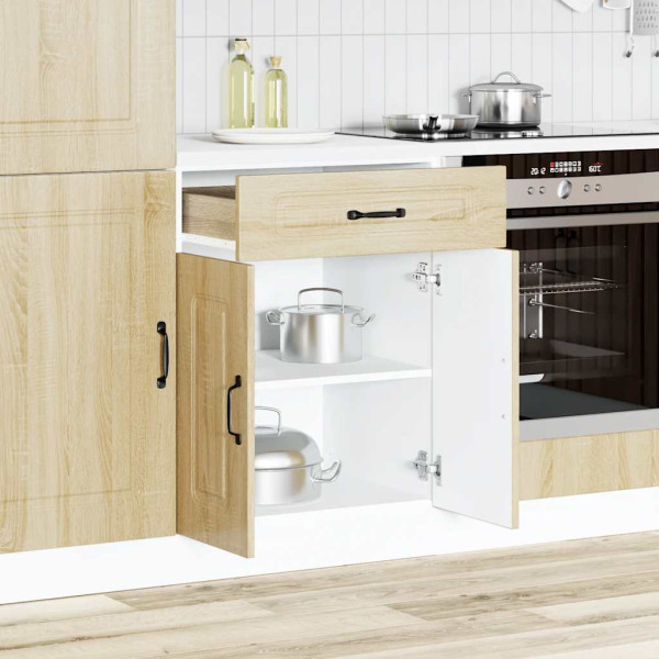 Mueble bajo de cocina Kalmar madera ingeniería de roble sonoma M 3