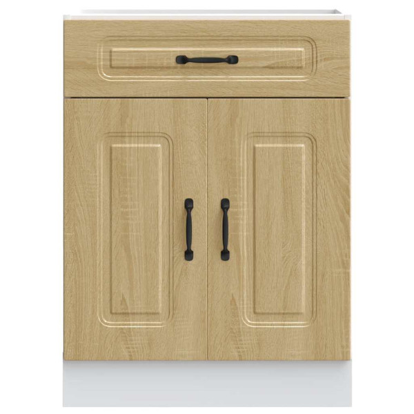 Mueble bajo de cocina Kalmar madera ingeniería de roble sonoma M 4