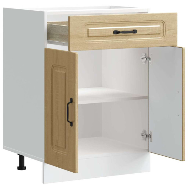Mueble bajo de cocina Kalmar madera ingeniería de roble sonoma M 5