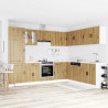 Mueble de cocina Porto 14 piezas artesanal roble 3