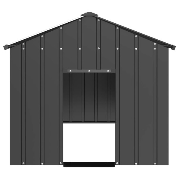 Casota para cães com telhado 114x202x101 cm aço galvanizado M 3