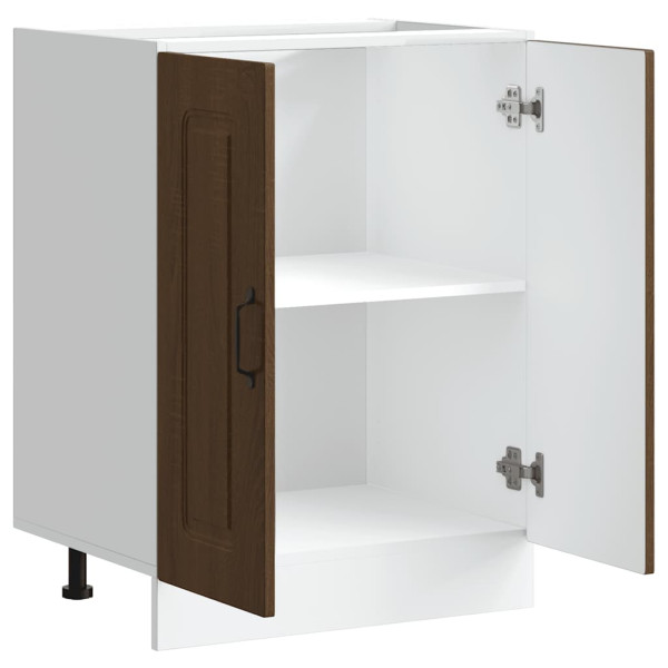 Mueble bajo para fregadero Kalmar roble marrón 60x46x81.5 cm M 5