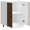 Mueble bajo para fregadero Kalmar roble marrón 60x46x81.5 cm 5