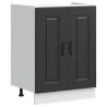 Mueble bajo para fregadero Kalmar negro 60x46x81.5 cm 2