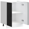 Mueble bajo para fregadero Kalmar negro 60x46x81.5 cm 5