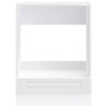 Mueble de horno Kalmar blanco madera reconstituida 4