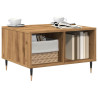 Mesa de centro madera de ingeniería roble artisan 60x50x36.5 cm 3