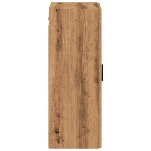 Armario de pared madera ingeniería marrón roble 69.5x34x90 cm M 5
