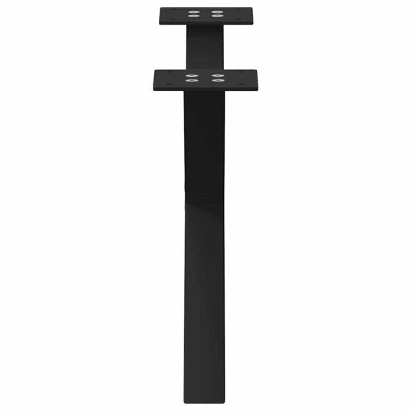 Pés para mesa de centro em formato de X. 2 peças. preto. 50x(30-31) cm. aço M 5
