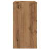 Mesa auxiliar madera contrachapada roble artisian 50x26x50 cm 5