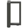 Pés para mesa de centro em forma de T. 2 peças. antracite. 38x25x(42-43) cm. aço 5