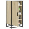 Mueble zapatero madera contrachapada roble sonoma 48x38x97.5 cm 1