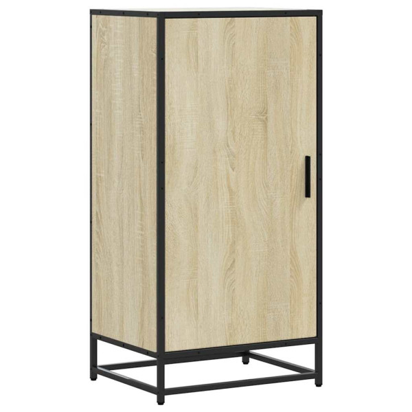 Mueble zapatero madera contrachapada roble sonoma 48x38x97.5 cm M 2