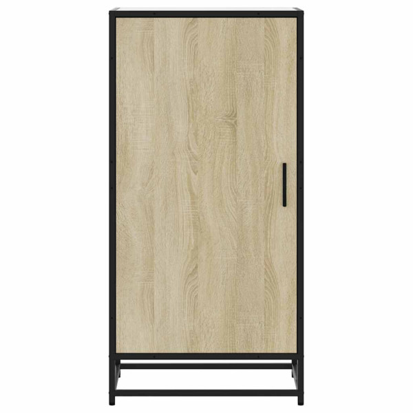 Mueble zapatero madera contrachapada roble sonoma 48x38x97.5 cm M 4