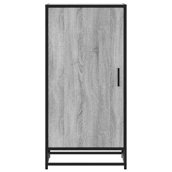 Mueble zapatero madera contrachapada gris sonoma 48x38x97.5 cm M 4