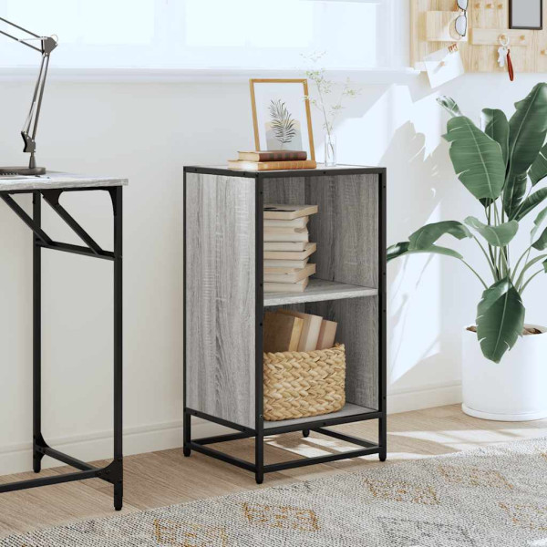 Estantería madera contrachapada gris sonoma 40x35x76 cm M 3