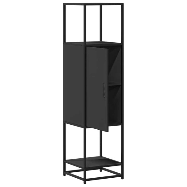 Aparador alto madera de ingeniería y metal 35.5x35x139 cm M 5