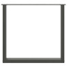 Patas mesa centro forma U 2uds antracita 90x(72-73)cm acero 5