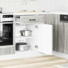 Mueble bajo de cocina Kalmar gris sonoma madera de ingeniería 3