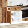 Mueble bajo de cocina Kalmar de madera antigua de ingeniería 3