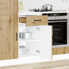 Mueble bajo de cocina Kalmar roble artesanal madera ingeniería 3