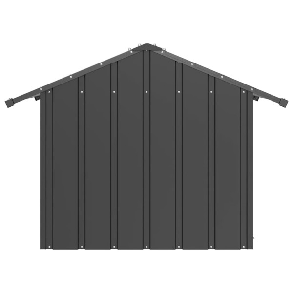 Casota para cães com telhado 85x107x81 cm aço galvanizado M 4