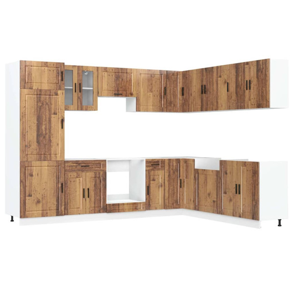 Mueble cocina Porto madera vieja 14 pzas madera contrachapada M 2