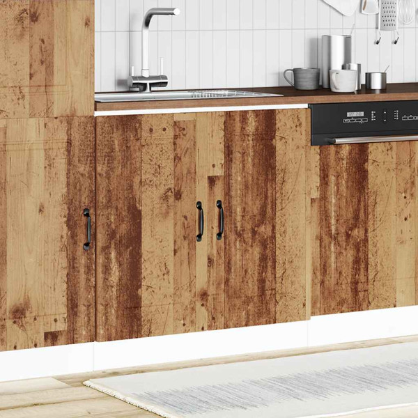 Mueble bajo para fregadero Kalmar madera vieja 80x46x81.5 cm M 3