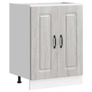 Mueble bajo para fregadero Kalmar gris sonoma 60x46x81.5 cm H