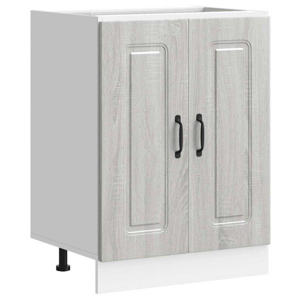 Mueble bajo para fregadero Kalmar gris sonoma 60x46x81.5 cm M 2