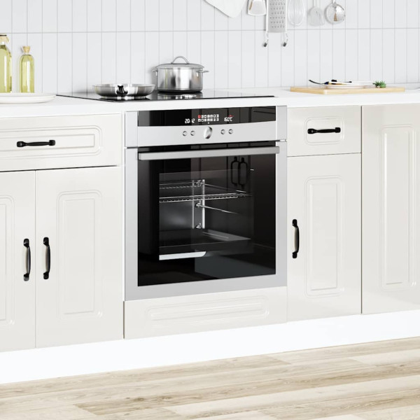 Armário forno Kalmar derivados de madeira branco brilhante M 3