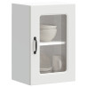 Armario pared cocina puerta de cristal Kalmar blanca 1