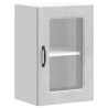 Armario pared cocina puerta de cristal Kalmar gris hormigón 2
