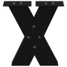 Patas de mesa de centro forma X 2uds acero negro 30x(30-31) cm 5