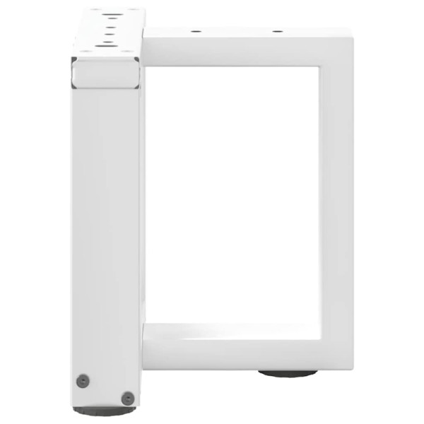 Patas de mesa de centro en forma de T 2 uds acero blanco M 3