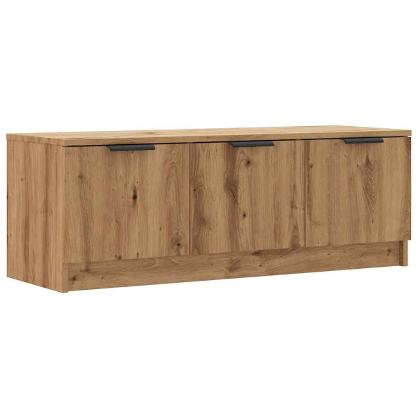 Mueble de TV madera contrachapada artisan roble 102x35x36.5 cm M 2