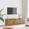 Mueble de TV madera contrachapada artisan roble 102x35x36.5 cm 3