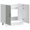 Mueble bajo para fregadero Kalmar gris hormigón 80x46x81.5 cm 5
