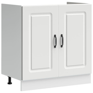 Mueble bajo para fregadero Kalmar blanco 80x46x81.5 cm H
