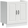 Mueble bajo para fregadero Kalmar blanco 80x46x81.5 cm 2