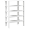 Mueble zapatero madera contrachapada blanco 61x32x87.5 cm 2